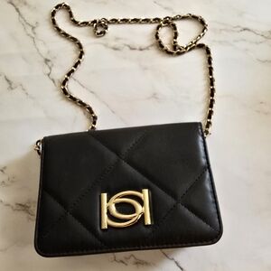 Black Quilted Chain Bag